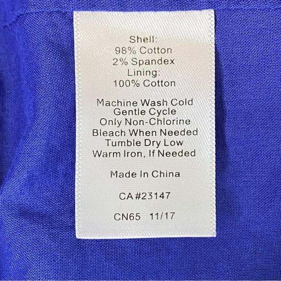 Talbots Paisley Fit & Flare Dress - Picture 11 of 12